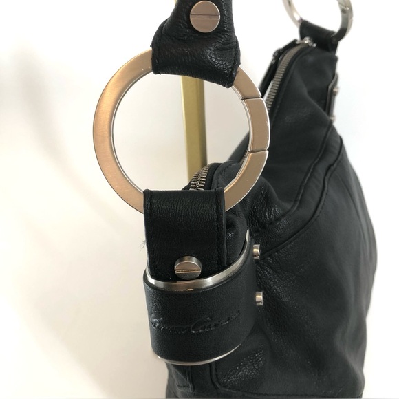 Kenneth Cole Black Leather Handbag - Picture 3 of 15